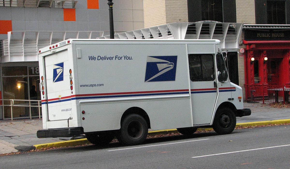 Delivery truck used to bring prescriptions to homes and businesses