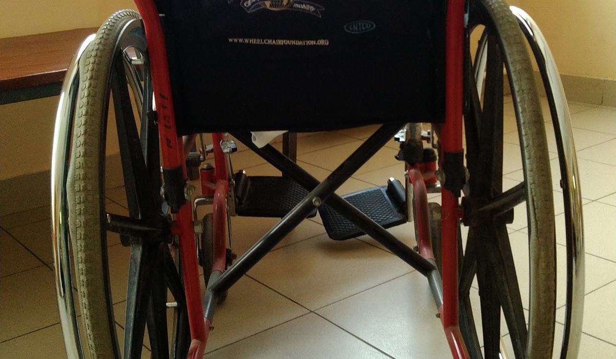 Manual wheelchair ready for rental or purchase